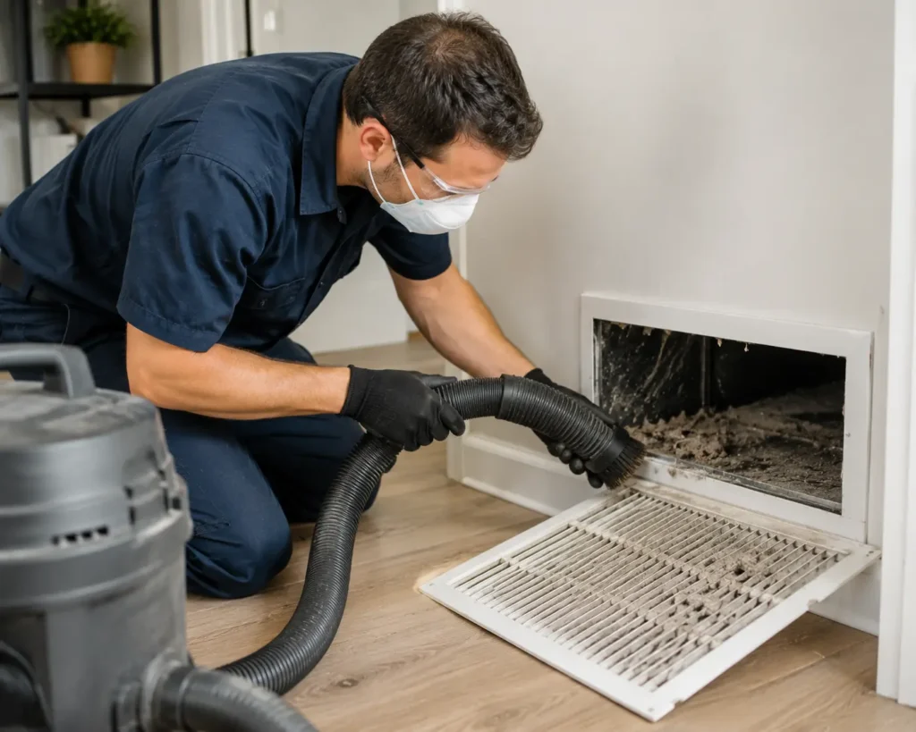 Go Air Ducts return vent cleaning